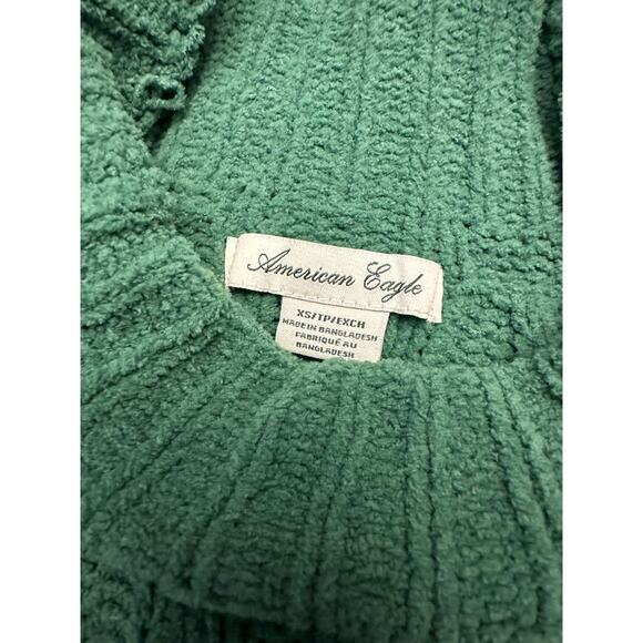 American Eagle Green Sweater Size XS - Picture 4 of 4
